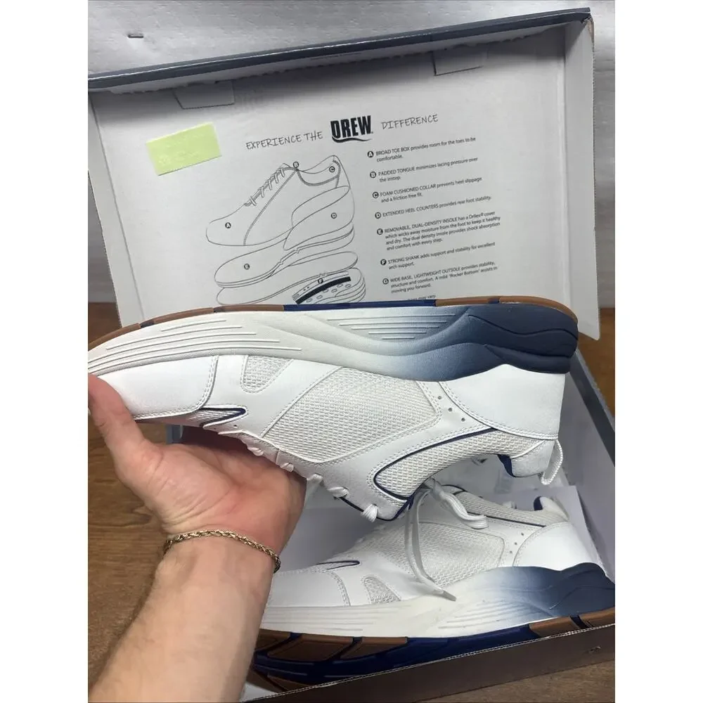 Drew Shoe Marvel - White Mesh Combo - 40112-21 Size 12 / 4W New In Box
